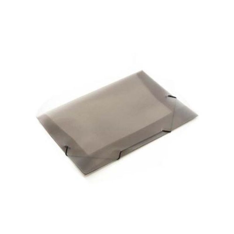 Pasta Transparente Aba/Elástico Fumê - Polibras