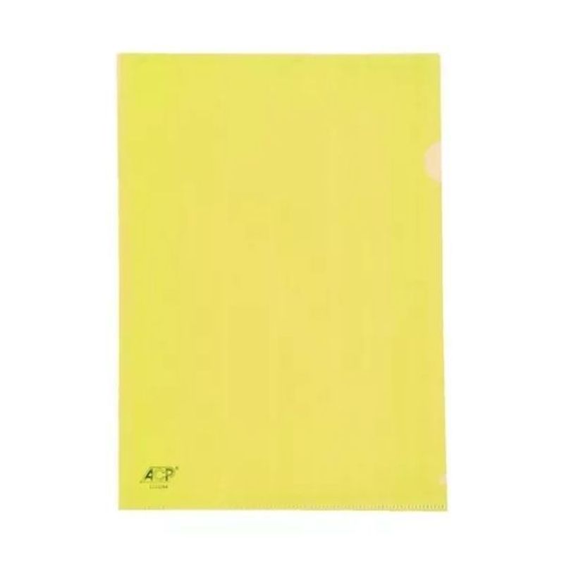 Pasta L Ofício 0,15mm Amarela - ACP
