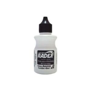 Tinta para Carimbo 40ml Preta - Radex