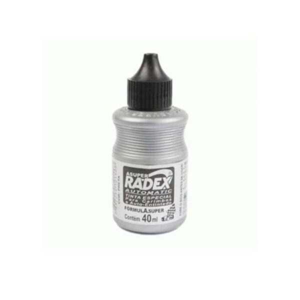 Tinta para Carimbo Autoentintado Preto - Radex - Imagem 2