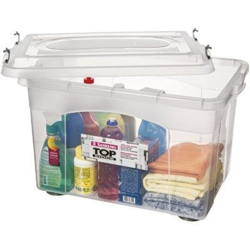 Caixa Organizadora 56,1 L com Tampa - Sanremo
