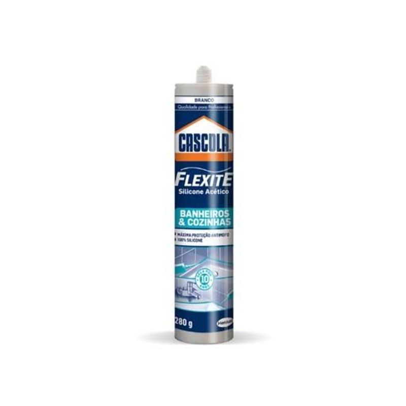 Cascola Flexite Banho e Cozinha Branco 280g com 15 Unidades