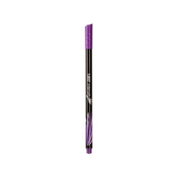 Caneta Hidrográfica Bic Intensity 0,4mm Lílas Pastel - Com 10
