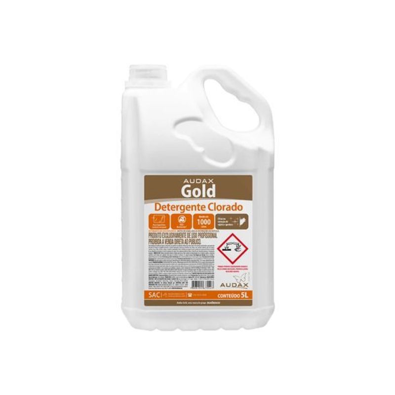 Detergente Clorado 5L Gold AUDAX