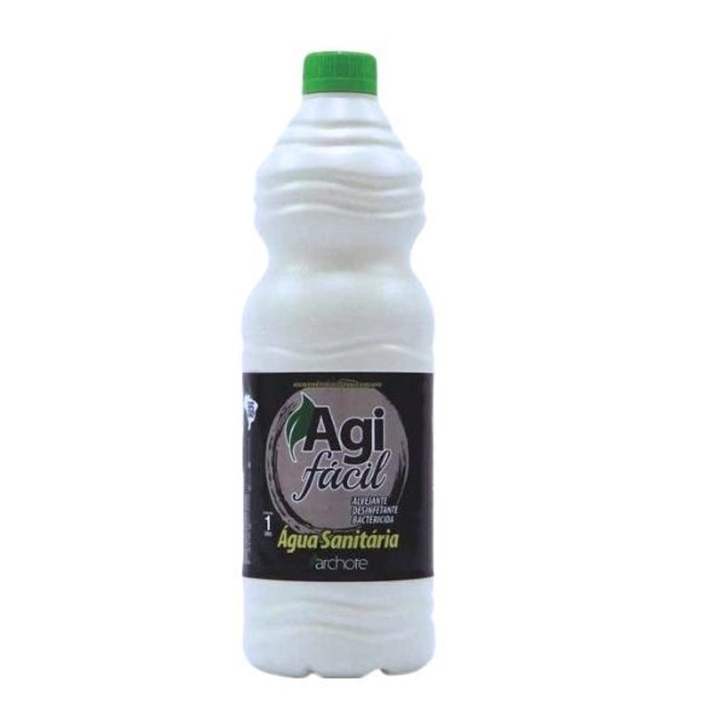Água Sanitária 2,5% 1 Litro - Agifácil