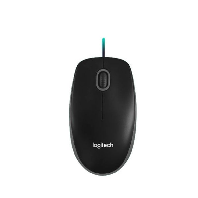 Mouse USB B100 Preto Logitech - Imagem 5