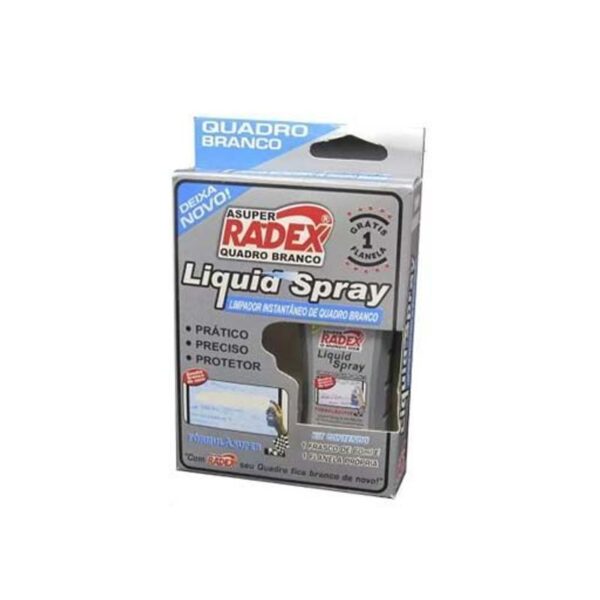 Limpador para Quadro Branco 60ml com Flanela - Radex