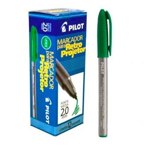 Caneta Retroprojetor 2.0 Verde - Pilot