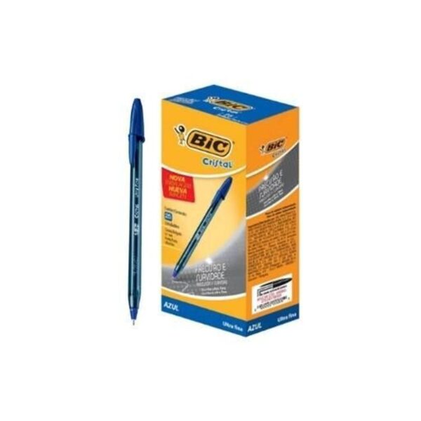 Caneta Esf.Bic Needle(Ultra Fine)Azul 25Un