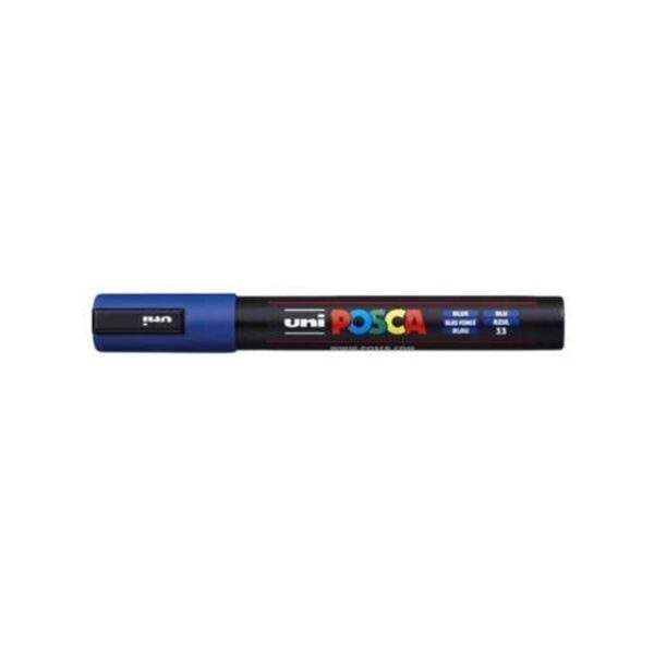 Caneta Posca Azul Escuro 5M - Uni-Ball