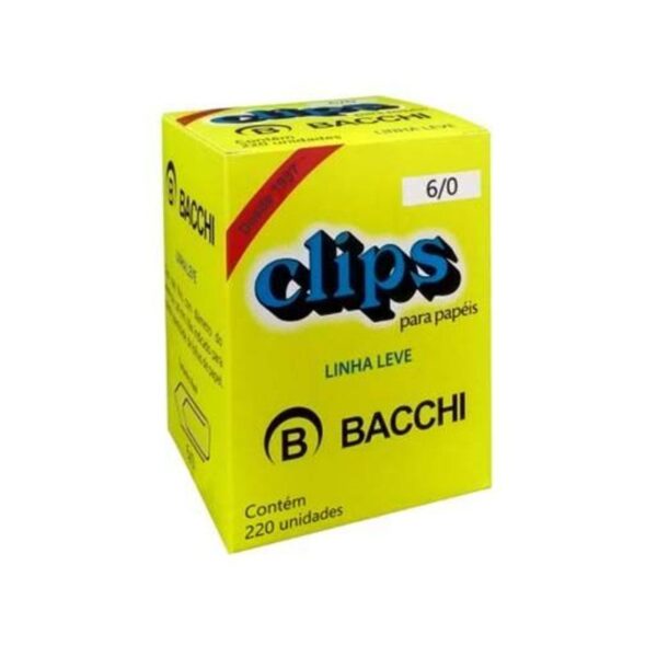 Clips Galvanizado 6/0 C/220 - Bacchi