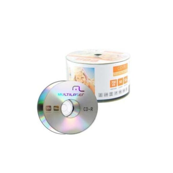 CD-R Printable 80Min/700MB C/50 - Multilaser