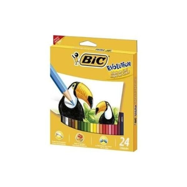 Lapis De Cor Evolution 24 Cores - Bic