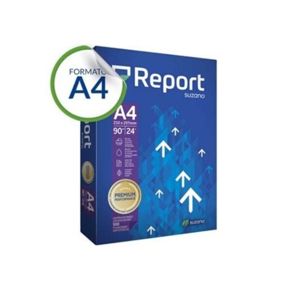 Papel Sulfite A4 90g Branco Report 500 Folhas