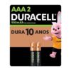 Pilha Recarregável AAA 900mAh com 2 Unidades - Duracell