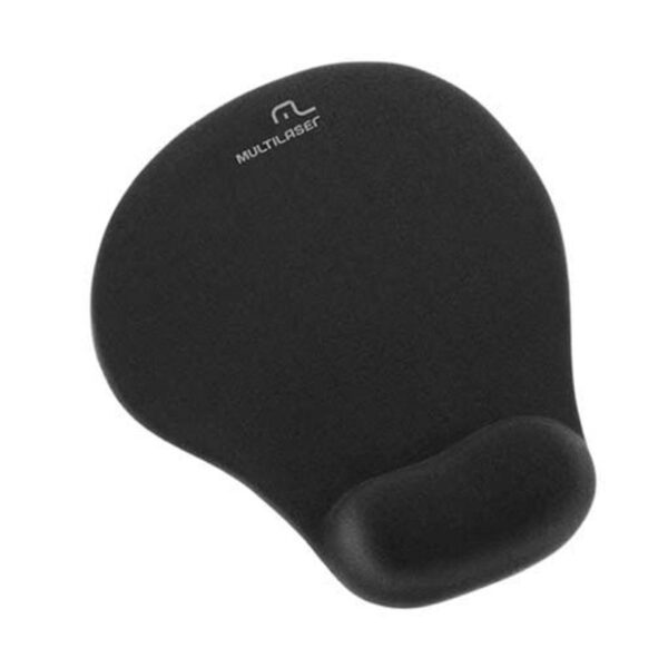 Pad Mouse com Gel Pequeno Preto - Multilaser